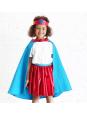 Super kit de supergirl bleu et rouge