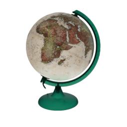 Globe terrestre lumineux vert 
