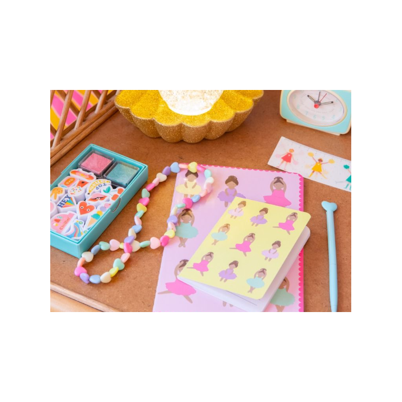 collier coeurs couleurs