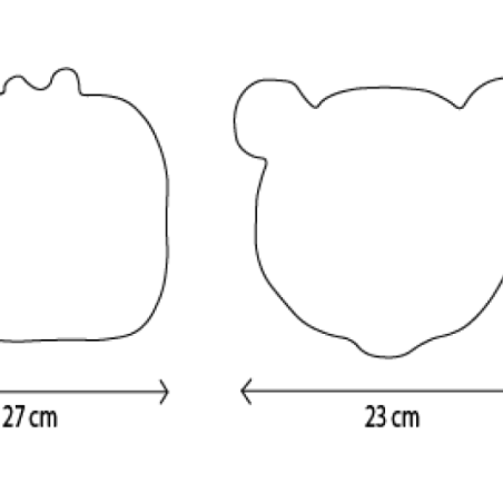 tête murale panda Thomas Wild & Soft décoration enfants