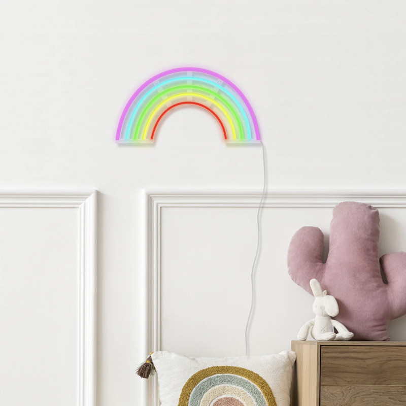 Lampe Néon LED Rainbow Ginga en forme d'arc-en-ciel