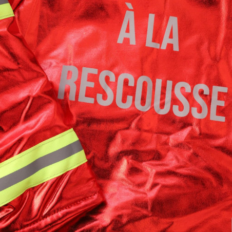 Déguisement combinaison pompier Le Petit Souk rouge pour enfants