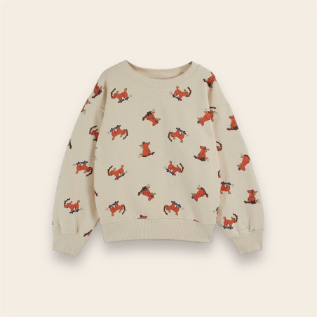 Sweat coton bio - Chien Skater