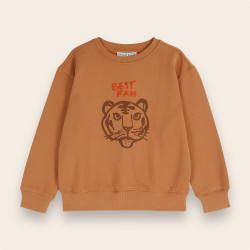 Sweat coton bio tigre -...