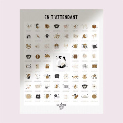 Affiche En t'attendant -...