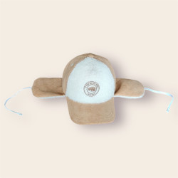 Casquette velours Cocooning sherpa avec cache-oreilles