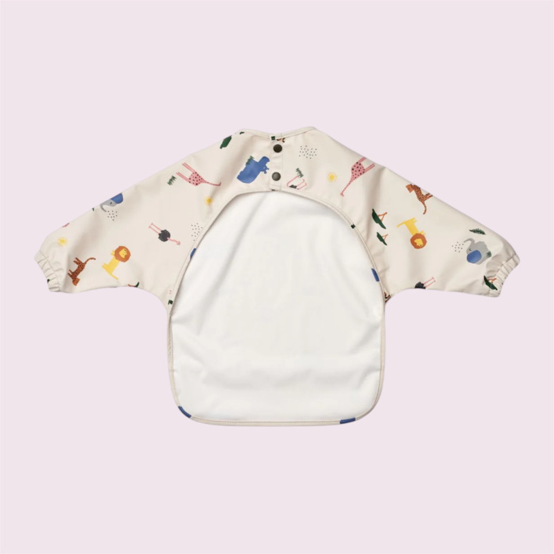 Bavoir à manches longues - Safari Sandy Mix