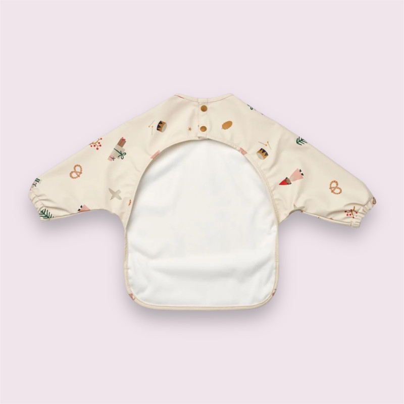 Bavoir à manches longues - Holiday Sandy Mix