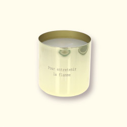 Bougie "Entretenir la flamme"