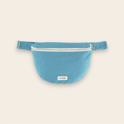 Sac banane Custine XL - Bleu Méditerranée