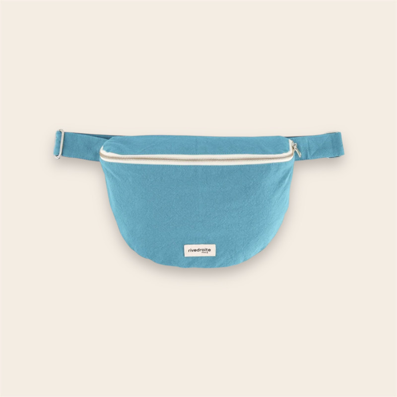 Sac banane Custine XL - Bleu Méditerranée