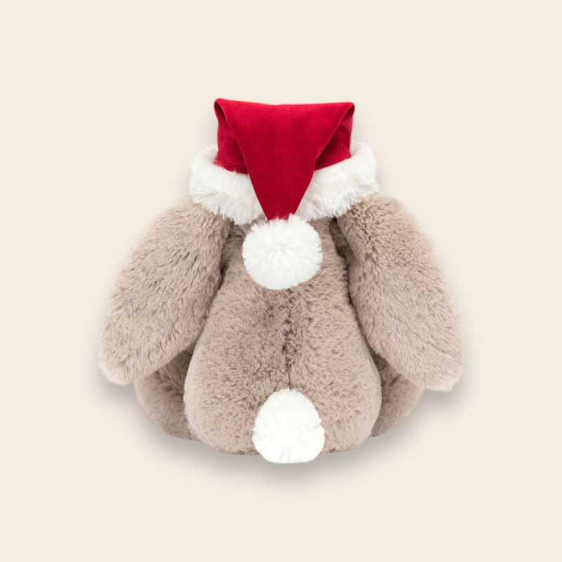 Peluche Bashful lapin de Noël