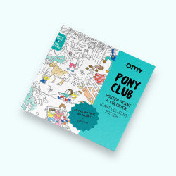 Poster à colorier - Pony Club
