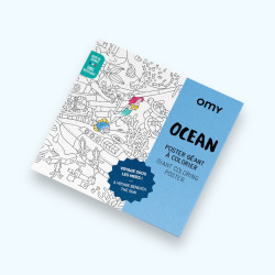 Poster à colorier - Océan