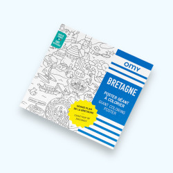 Poster à colorier - Bretagne