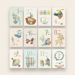 Cartes étapes bébé