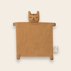 Doudou plat tricoté - Tigre