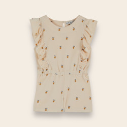 Combishort éponge citron de face