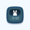 Réveil Billy Clock Navy - MOB Réveil Billy Clock Navy - MOB