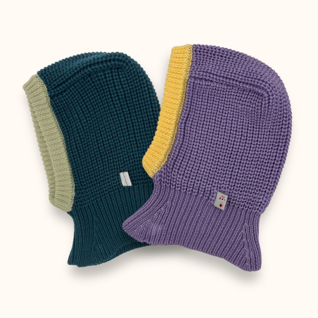 Cagoules enfants bleue et violette Cagoules enfants bleue et violette