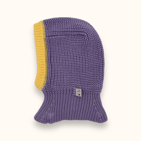 Cagoules enfants violette et jaune Cagoules enfants violette et jaune