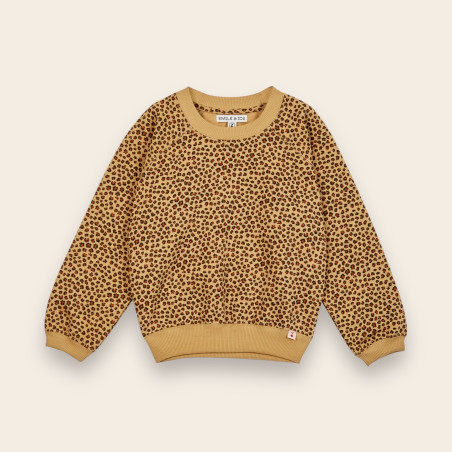 Sweat Leopard biscotte de face Sweat Leopard biscotte de face