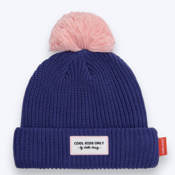 Bonnet enfant Color Block Açaï - Hello Hossy