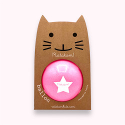 ballon rose paillettes