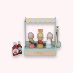 Stand de glaces en bois