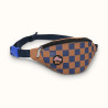Sac banane Square ocre et marine Sac banane Square ocre et marine