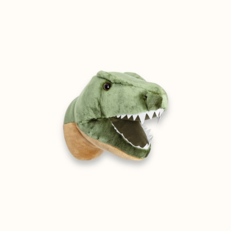 Mini tête décorative T-Rex de 3/4