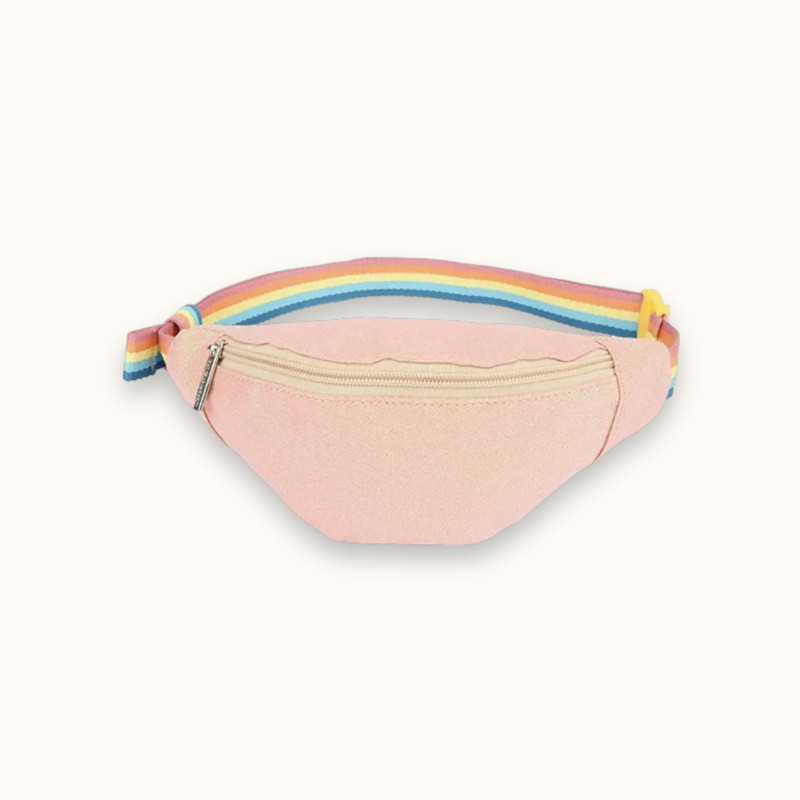 Sac Banane paillettes corail