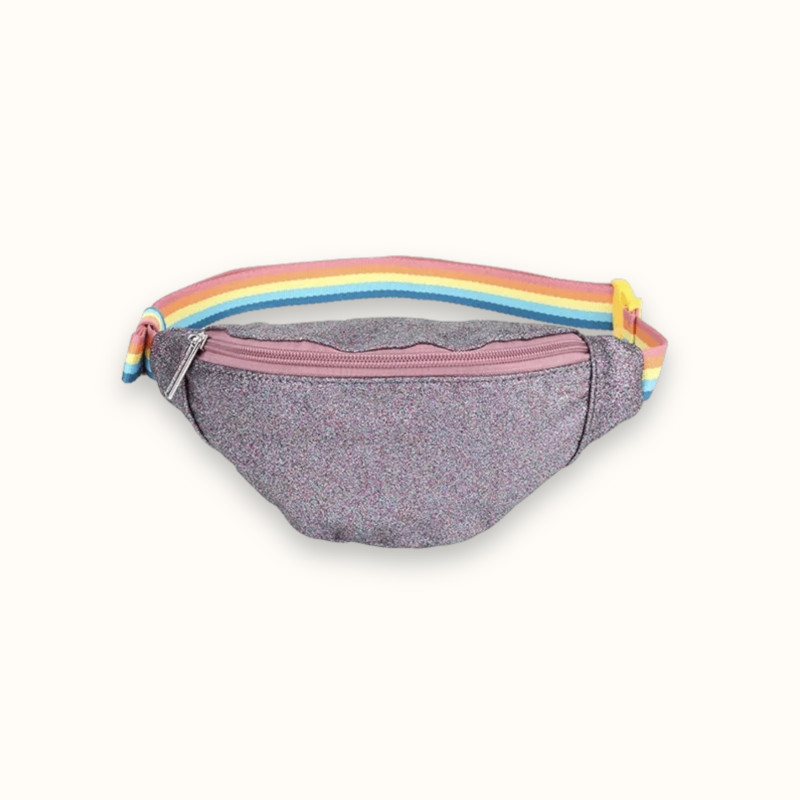 Sac Banane paillettes violet