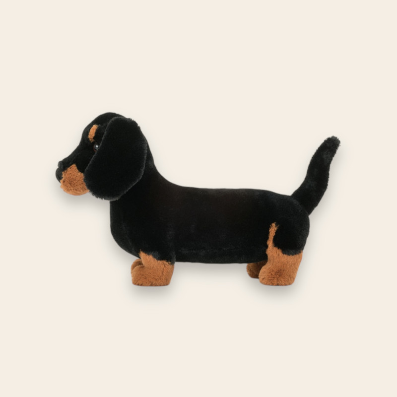Peluche Freddie le chien saucisse