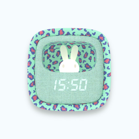 Réveil veilleuse billy clock léopard Réveil veilleuse billy clock léopard