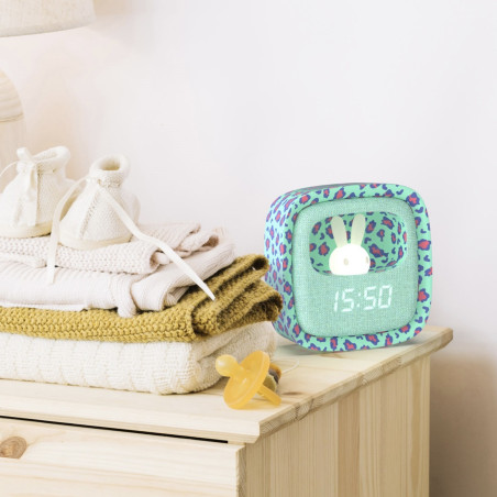 Réveil veilleuse billy clock léopard Réveil veilleuse billy clock léopard