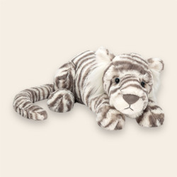 Peluche Sacha le tigre des neiges de face