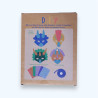 Kit 4 masques dinosaures Do It Yourself Kit 4 masques dinosaures Do It Yourself