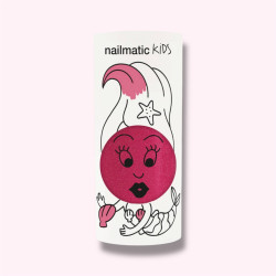 Vernis rose pailleté Sissi dans son packaging