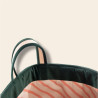 zoom sur le Grand panier de rangement Eco-velvet - Jungle Green zoom sur le Grand panier de rangement Eco-velvet - Jungle Green