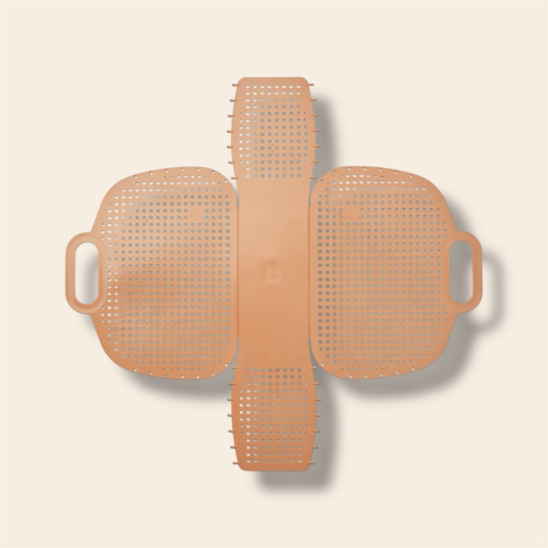 Panier de rangement Adeline - Tuscany Rose ouvert