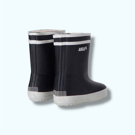 Bottes pour enfant Baby Flac fourrées - Marine/blanc Bottes pour enfant Baby Flac fourrées - Marine/blanc