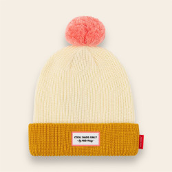 Bonnet Color Block Camel -...