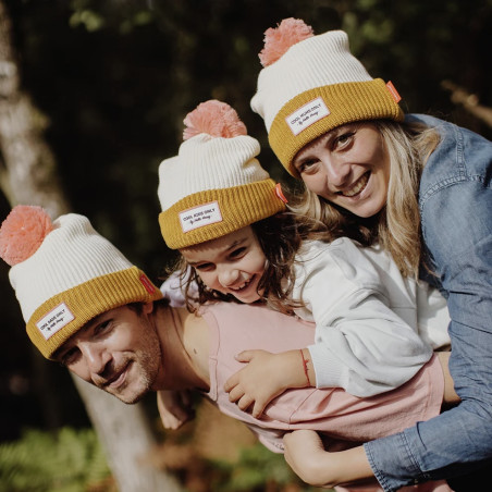 Bonnet Papa Color Block Camel Hello Hossy bonnets