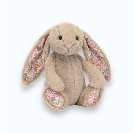 Peluche lapin Blossom Beige Petal