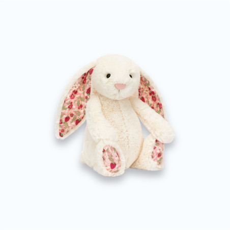 Peluche lapin Blossom Cream Berry - Little