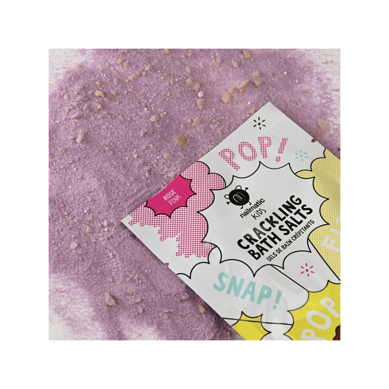 Sels de bain crépitants rose