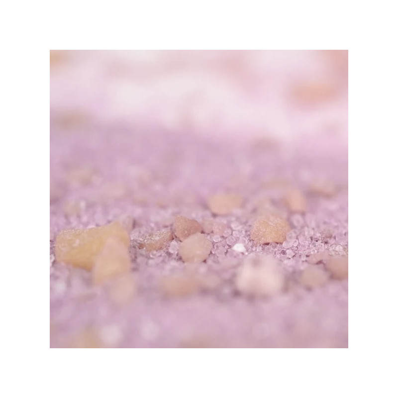 zoom sur Sels de bain crépitants rose