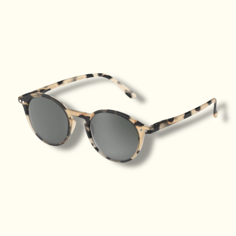 Sun #D Light Tortoise Round Sunglasses With Grey UV-Protected Lenses – Havana Tortoise Frame For Women & Men