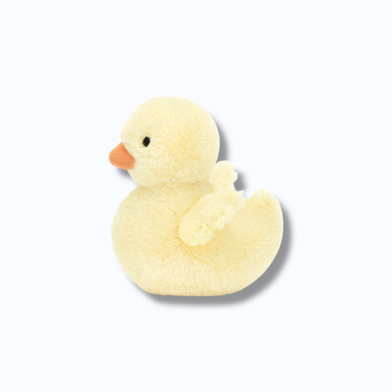 Peluche canard fluffy de côté